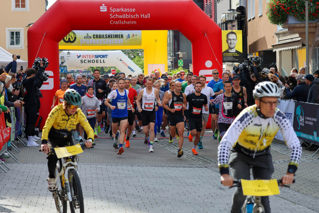 Start des Sparkassenlaufs in Crailsheim